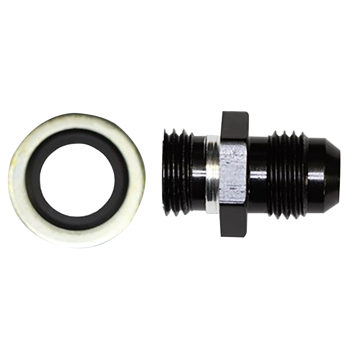 Metric Adapter, -8AN » 16x1.5mm, AL, BLK (ADF-8J1615MM): AN JIC