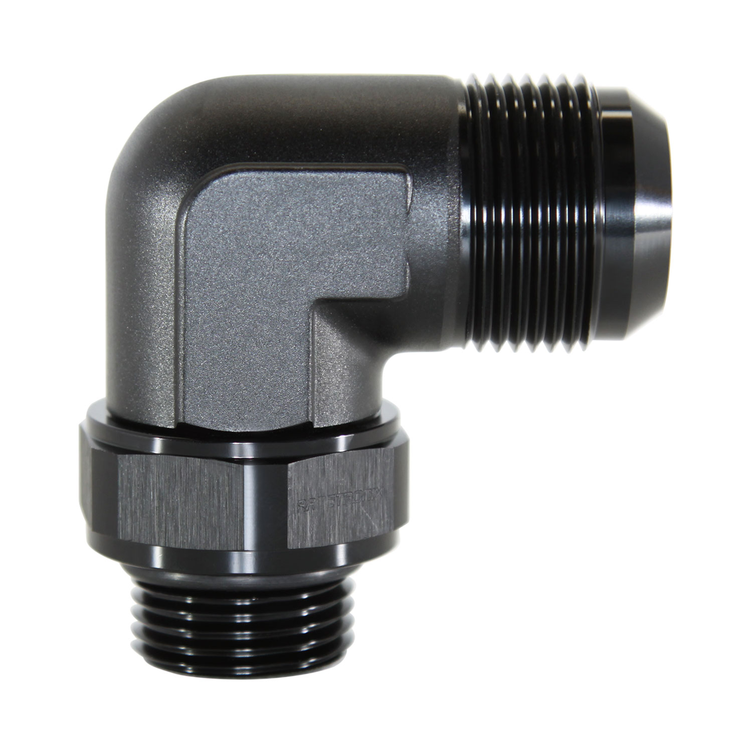 Adapter 90°, -16AN » -12 ORB Male, BLACK