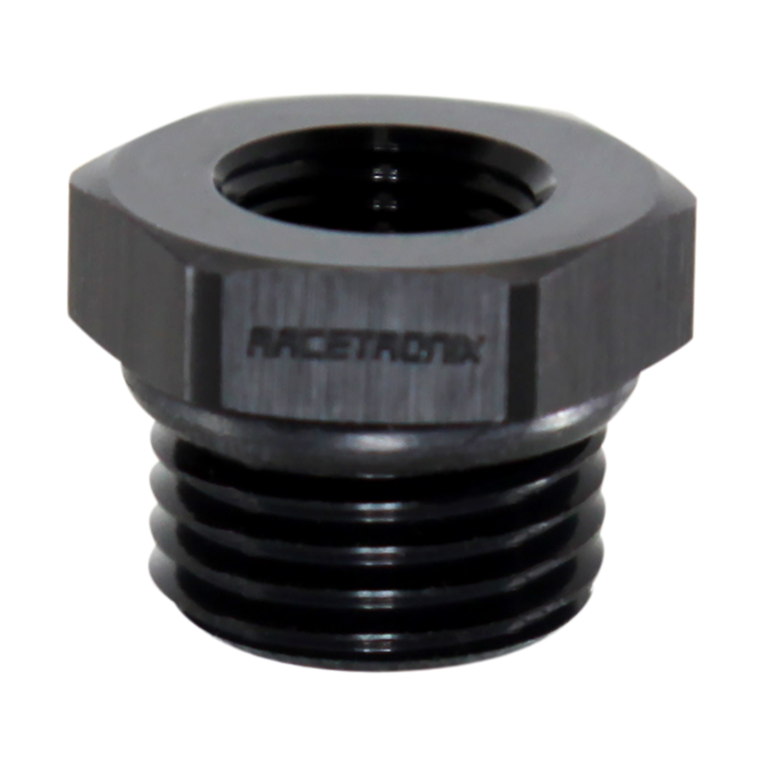 6-AN Female Flare To 1/8" NPT Male Red Aluminum Reducer – Swivel Fitting For Custom Fuel Or Oil Lines