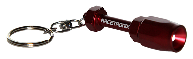 Key Chain, Flashlight Fitting, Red RX