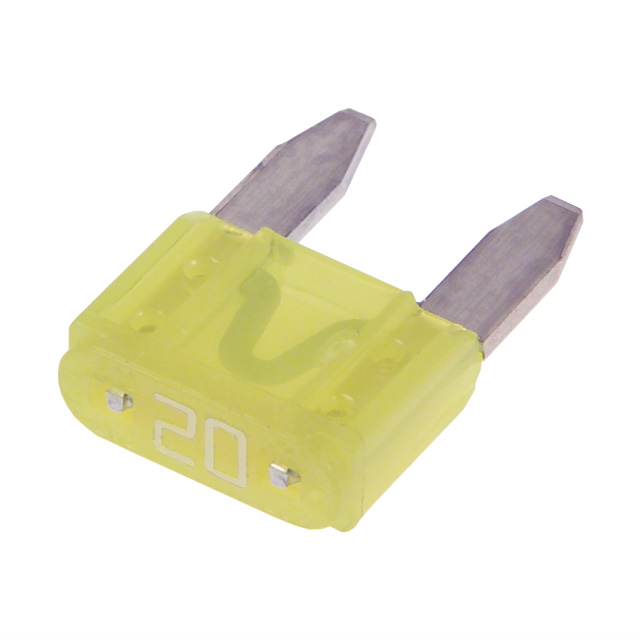 FUSE Wedge Low Profile Mini Blade 20 Amp Yellow x10 