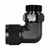 Adapter 90°, -16 AN JICF » -16 ORBM, BLK