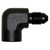 90° Adapter, 1/8" FPT » -3AN Male, BLK