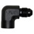 90° Adapter, 1/8" FPT » -4AN Male, BLK