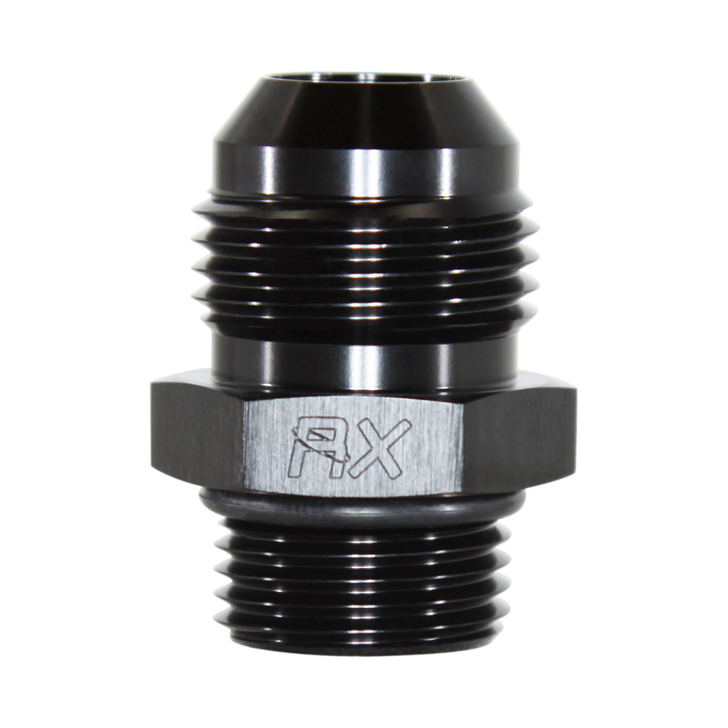 Adapter, -8 AN ORB Male to -10 AN JIC Male, Black (ADF-495105): AN