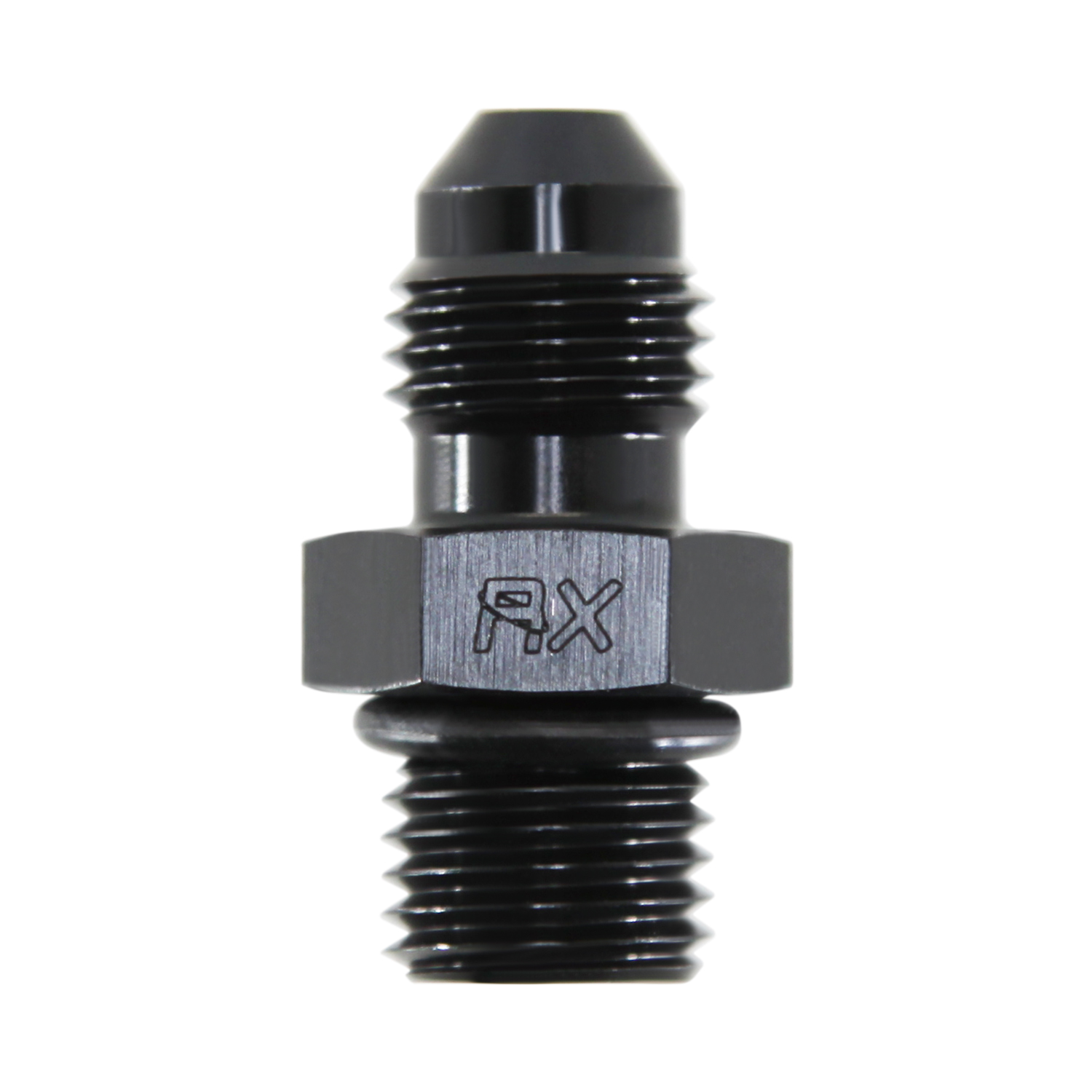 CBRジャンク Adapter, -4 AN ORB Male to -4 AN JIC Male, Black (ADF-495125): AN