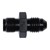 Adapter, -4AN»7/16x24 Inv Flare, BLK