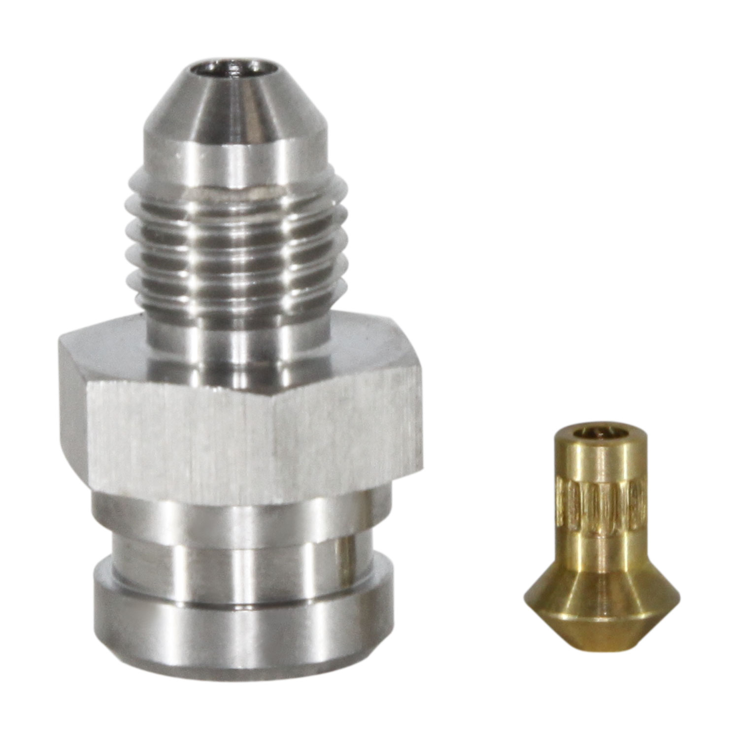 Adapter, -4AN Male > 7/16-24 FIF, SS (ADF-4JM716FIF): Inverted