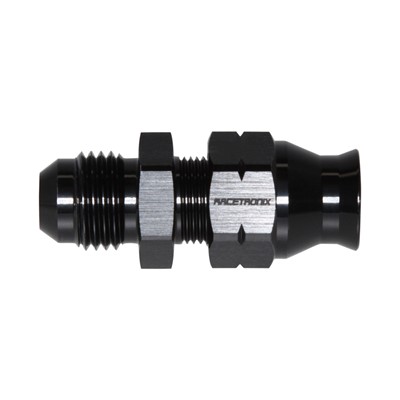 Adapter, -6AN Male » 5/16 Tube, BLACK (ADF-6HL516): AN JIC Male » Tube  Adapters (Compression)