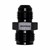 Adapter, -6AN»11/16x18 Inv Flare, BLK