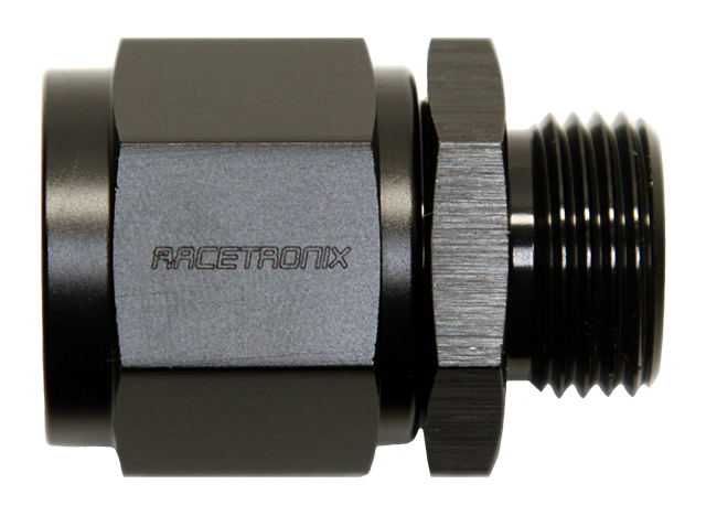 Adapter, -8 AN JIC Female to -10 AN ORB Male, Black (ADF-8JF10R