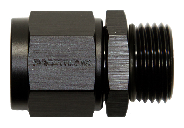 Adapter, -8 AN JIC Female to -8 AN ORB Male, Black (ADF-8JF8R): AN