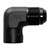 90° Adapter, -8AN Male » 1/4" FPT, BLK