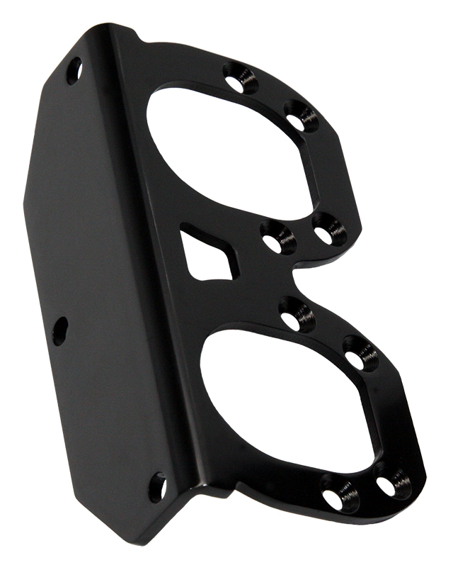 Catch Can Kit, Dual -10AN GV, Bkt, BLK (CCK-2GV6Z): Catch Cans