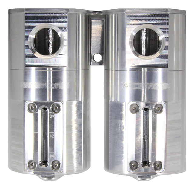 Catch Can Kit, Dual -10AN GV, Bkt, NAT (CCK-2GV6ZN): Catch Cans