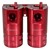 Catch Can Kit, Dual -10AN DS, Bkt, RED