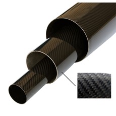 Racetronix Carbon Fiber Tubes  - Straight