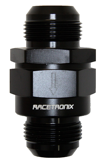 One-way Check Valve, -16 AN JIC Male, Black (CKV-1616B): Check