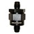 One-way Check Valve, -6AN Male - BLACK