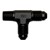 TEE, NOR -4AN Male » 1/8" MPT, BLK