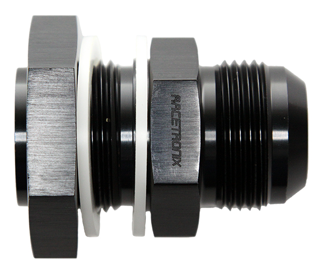 その他 sqc Fuel Cell Bulkhead, -16AN Male, BLACK (FIT-483116): Bulkhead