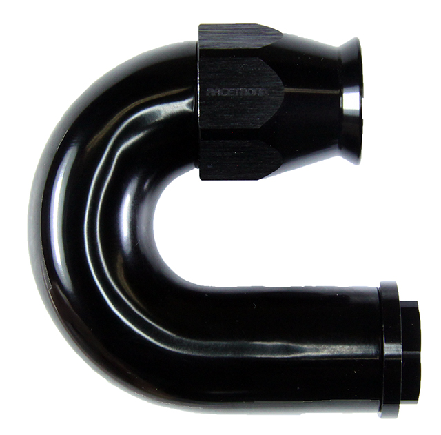 Fitting, 180° PTFE -8 Hose to 3/8