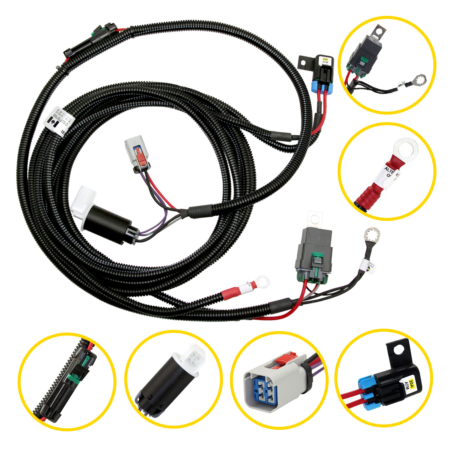 GM SUV/Car APEX 2.8 4-Position Fuel Pump Wiring Harness HD (FPWH