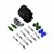 Connector Set, MP280S 4F, Black