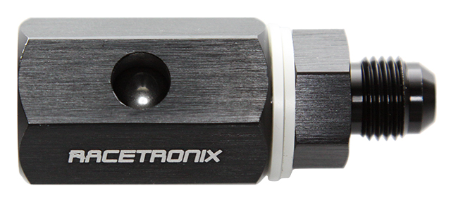 Roll-Over Valve, -6AN, BLACK (ROV-6): Roll-Over Valves | Racetronix