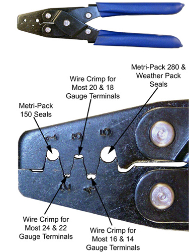 T-18 Weather-Pack Seal/Terminal Crimper (199-T-18): Crimpers