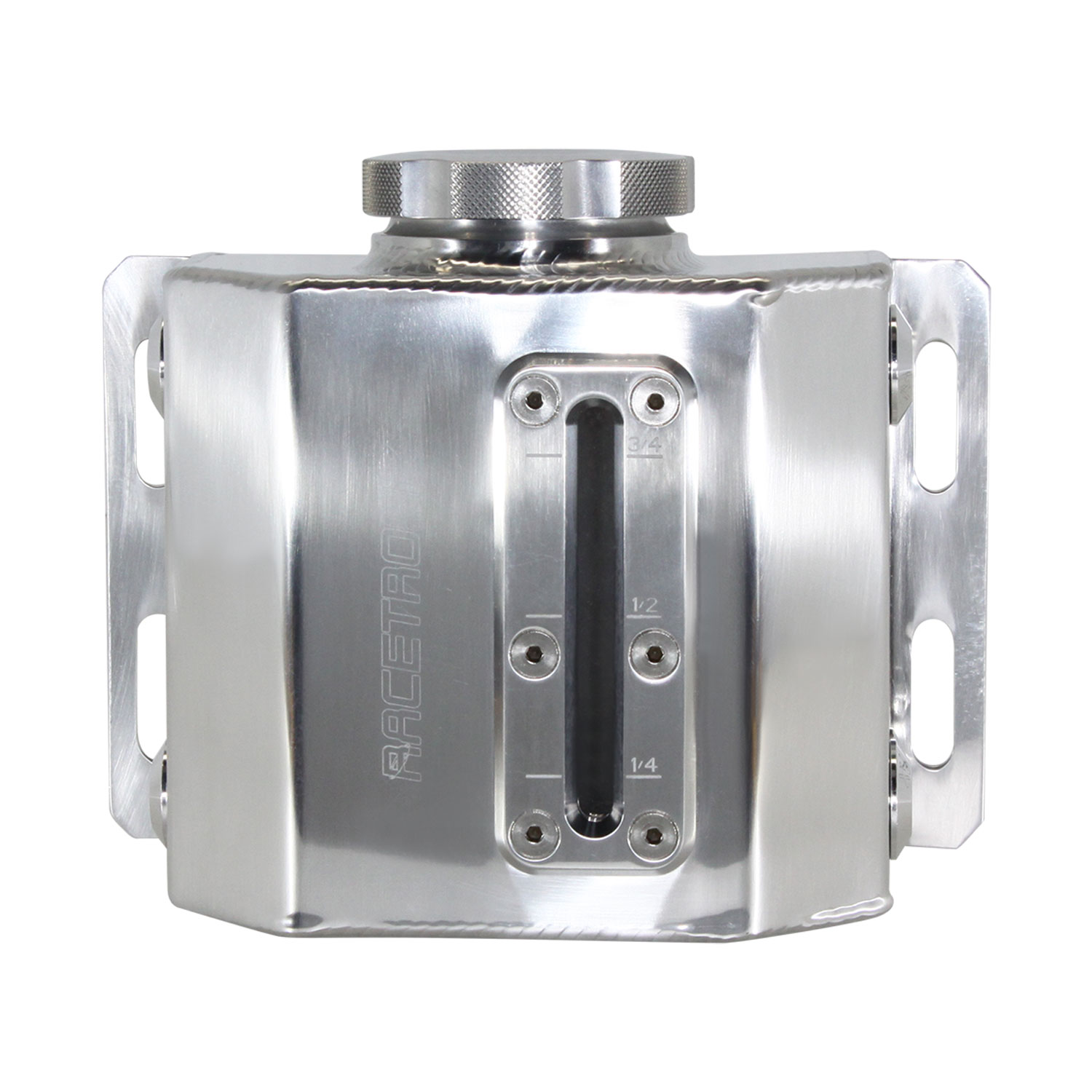 Catch Tank, 1L -6/-8 AN, Site Glass, Aluminum, Natural (TANK