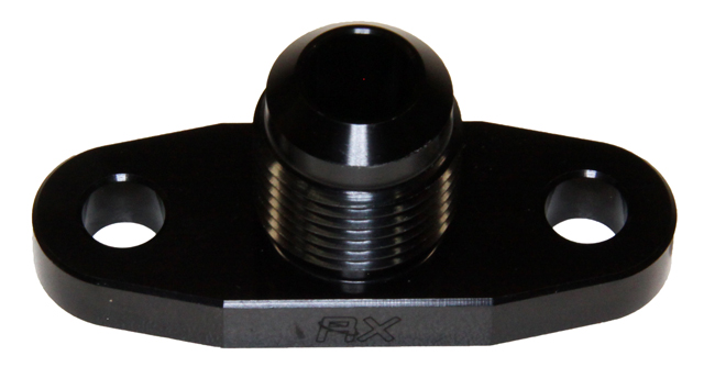 Turbo Drain, 2-Bolt -10AN 45° 2.0