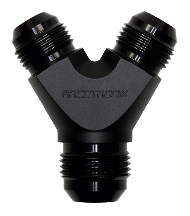 Y-Block, -12AN » 2 x -10AN, BLACK (YBLK-900612): Y-Blocks - JIC AN