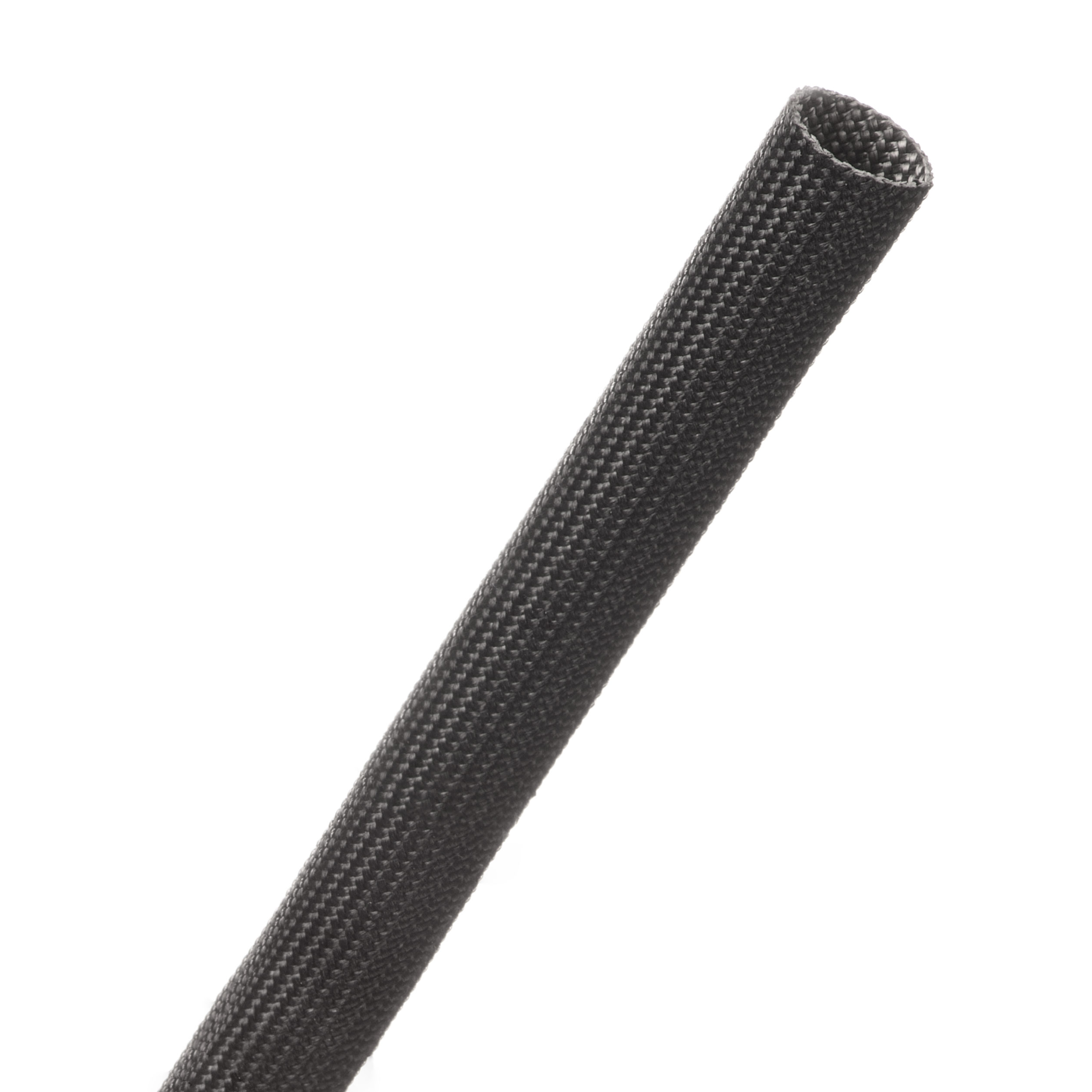 Wire Loom Fiberglass, 3/8 Black 10' (LOOM-F-3-8-10): Loom - Fiberglass  Braided