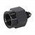 Adapter, -3AN Male » 3/8" FPT, BLK Image 1