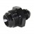 Flare Reducer, Male -16AN x -10AN, Black Image 2