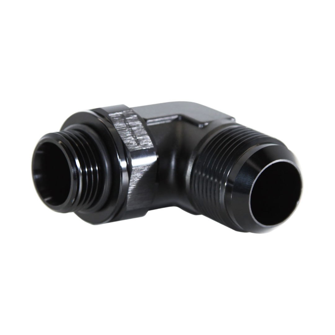 Adapter 90°, -16AN » -12 ORB Male, BLACK (ADF-16J9012R): AN JIC