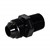 Adapter, -8AN Male » 3/8" MPT, BLACK Image 1