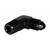 90° Adapter, -3AN » 1/8" NPT Male, Black Image 1