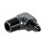 90° Adapter, -4AN » 3/8" NPT Male, Black Image 1