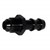 Adapter, -6AN Male » 3/8" Barb, BLACK Image 2