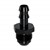 Adapter, -8AN Male » 3/8" Barb, BLACK Image 3