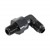 90° Swivel Adapter, -6AN » 1/4" MPT, BLK Image 1
