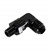 90° Swivel Adapter, -8AN » 1/4" MPT, BLK Image 1
