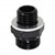 Adapter, -6 ORB Male » M12x1.5 Male, BLK Image 1
