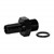 Adapter, 8mm Mult Barb to -4 AN ORB Male, Black Image 1