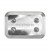 Bulkhead Stud Mount 0.5", Rectangular SS Image 1