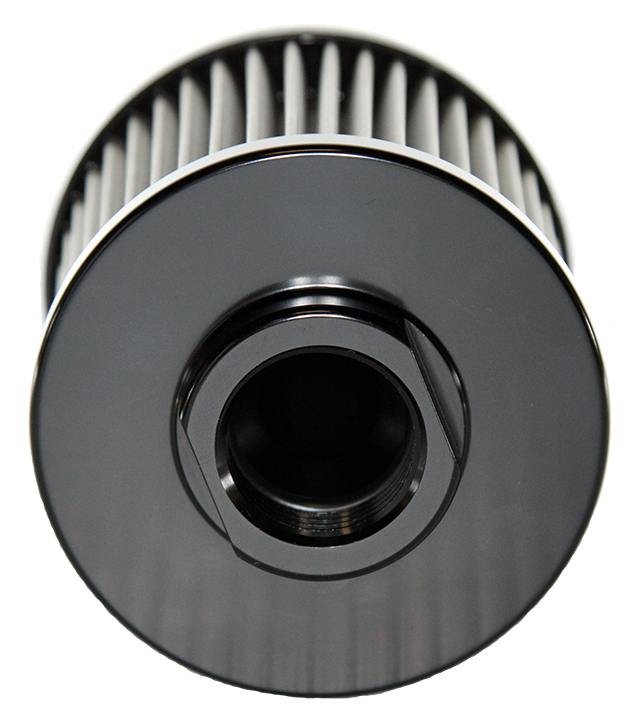 Breather, SS -12AN ORBF, Black (BTR-12JF): Tank Accessories