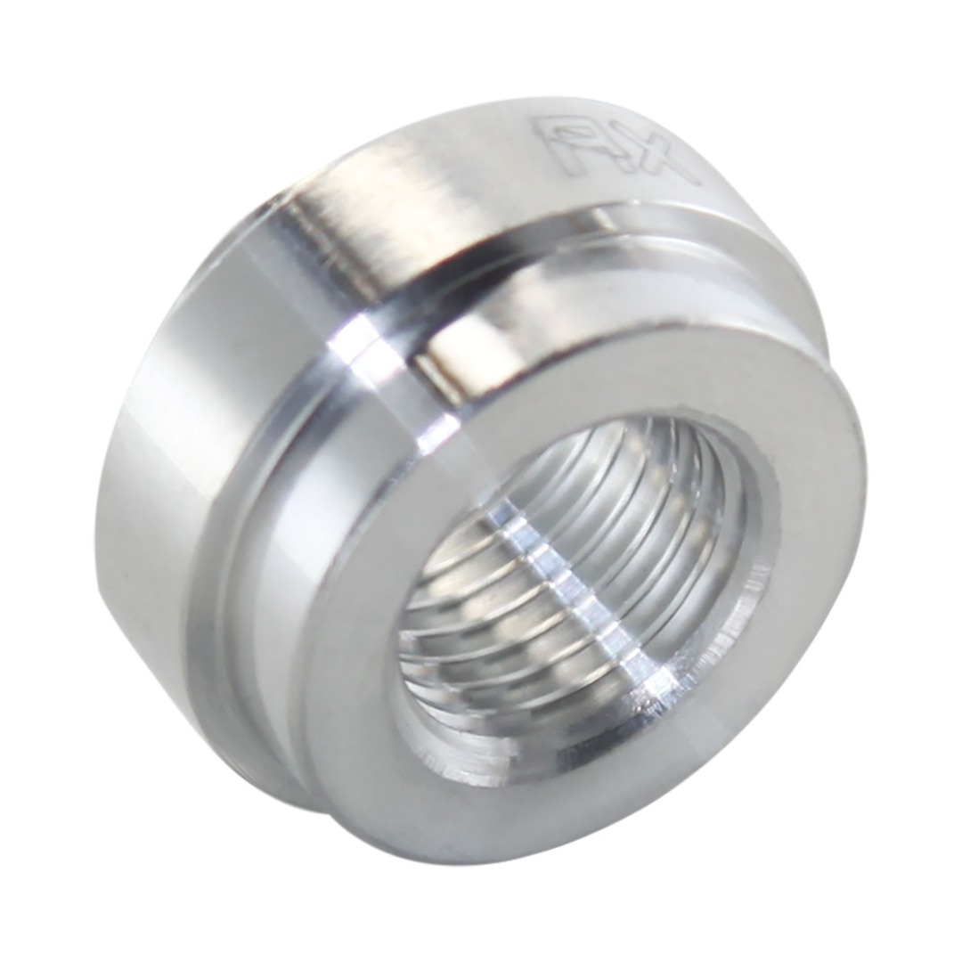 Weld Bung, M12x1.25 ORB Female, Aluminum (BUNG-MF12125AL): Weld