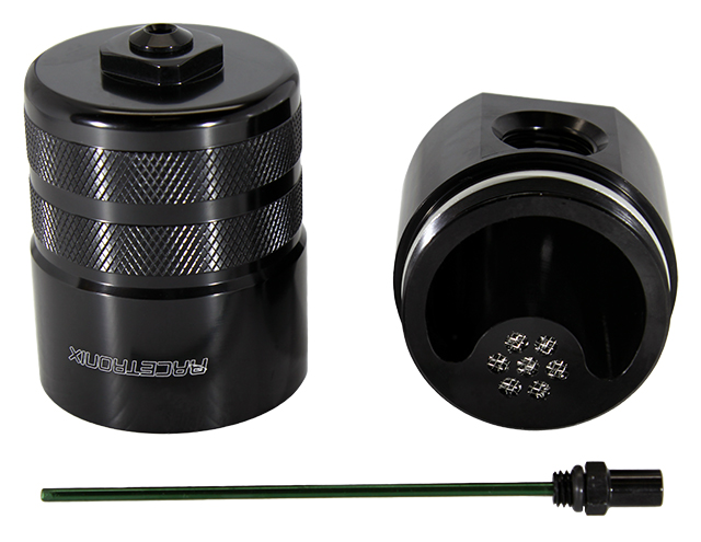 Catch Can Kit, -10AN Dipstick, Bkt, BLK (CCK-D6Z): Catch Cans